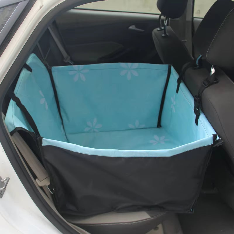 Pet Carriers Dog Car Seat Cover Carrying for Dogs Cats Mat Blanket Rear Back Hammock Protector Transportin Perro